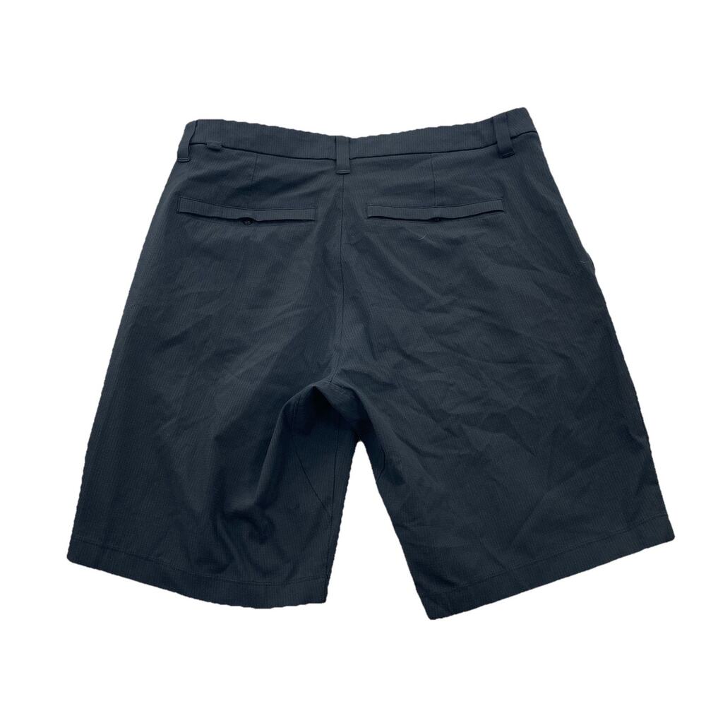 lululemon athletica Men's Flat Front Shorts in Navy